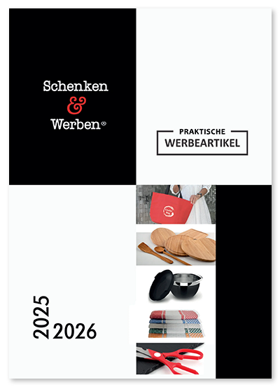 Titelseite des Schnenken & Werben Katalogs 2025/2026